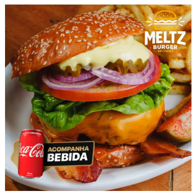 1X Classic Salada + Coca-Cola + Fritas